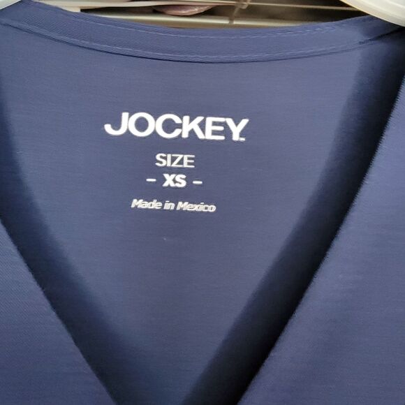 Jockey Scrub Top Fitted (Women's Cut) SS Navy - Size XS NWT - Picture 3 of 5